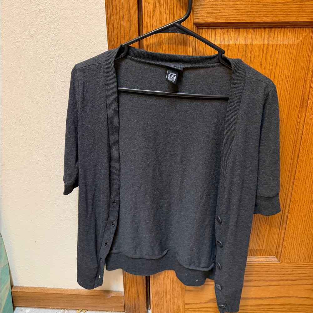Rue21 Dark Gray Knit Top